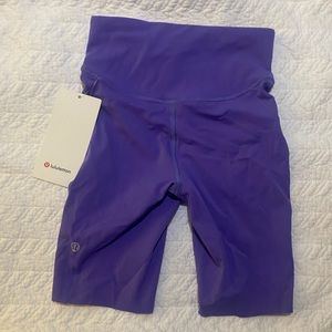 Lululemon purple biker shorts